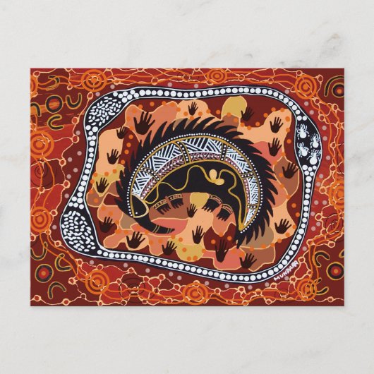 Carte Postale Echidna du désert (Devant)