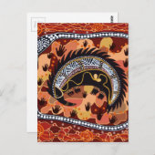 Carte Postale Echidna du désert (Devant / Derrière)