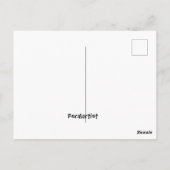 Carte postale Echidna et Frangipani (Dos)