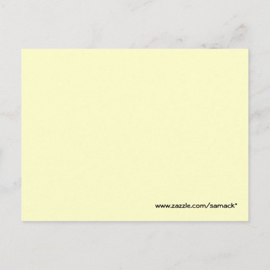 Carte Postale Echinacea purpurea (Dos)