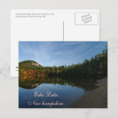 Carte postale Echo Lake New Hampshire (Devant / Derrière)