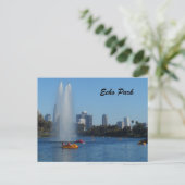 Carte Postale Echo Park Lake - Los Angeles (Debout devant)