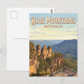 Carte Postale Echo Point Australie (Devant / Derrière)