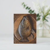 Carte Postale Echos de la rivière : Murray Cod Wood Print, (Debout devant)