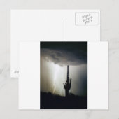 Carte Postale Éclair des Highlands du désert (Devant / Derrière)