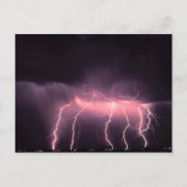 Carte Postale Éclair nuageux au sol, Oklahoma (Devant)