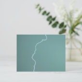 Carte Postale Éclair turquoise (Debout devant)