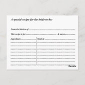 Carte Postale Éclairage De Chaîne Sur La Recette De Fête des mar (Dos)