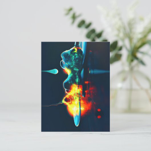 Carte Postale Éclairage Liquide (Debout devant)