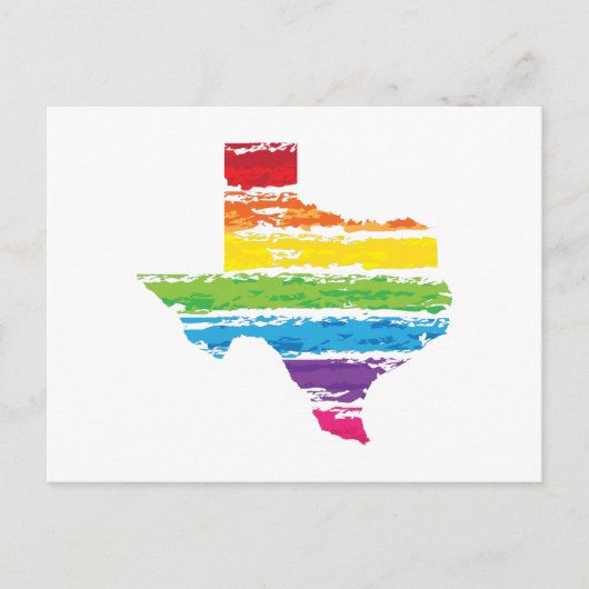Carte Postale éclatement de la couleur texas (Devant)