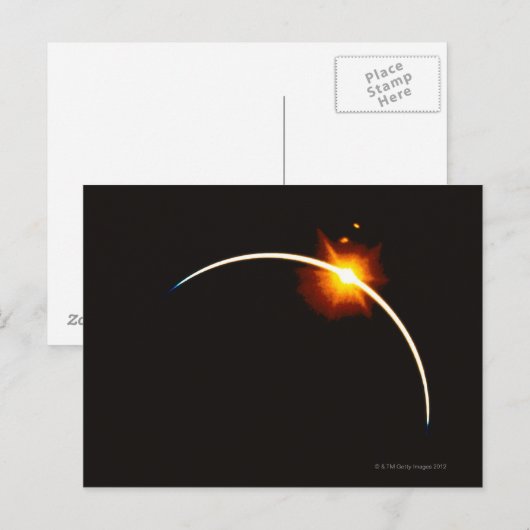 Carte Postale Éclipse (Devant / Derrière)