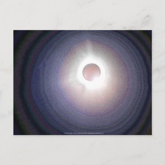 Carte Postale Éclipse (Devant)