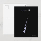 Carte Postale Éclipse chanceuse (Devant / Derrière)