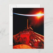 Carte Postale Éclipse de l'espace (Devant / Derrière)