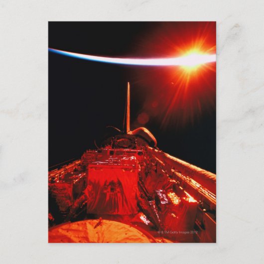 Carte Postale Éclipse de l'espace (Devant)