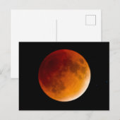 Carte Postale Éclipse de lune Lune de sang | Mendota Heights (Devant / Derrière)