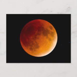 Carte Postale Éclipse de lune Lune de sang   Mendota Heights