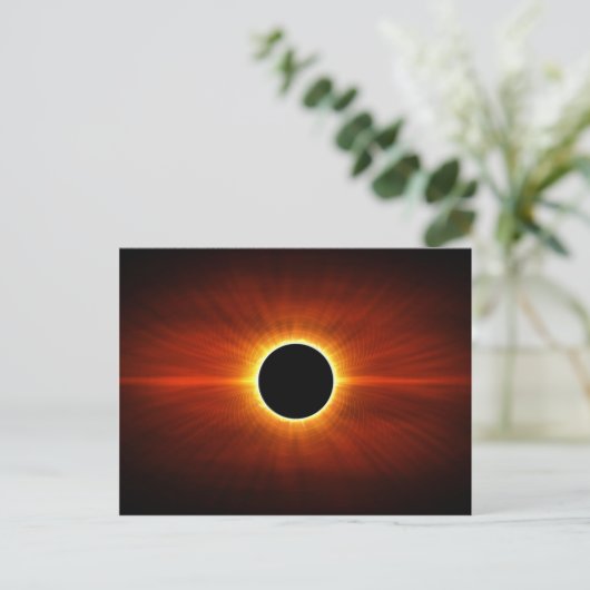 Carte Postale Éclipse de Soleil (Debout devant)