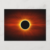 Carte Postale Éclipse de Soleil (Devant)