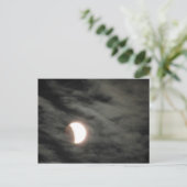 Carte Postale Éclipse lunaire avec nuages (Debout devant)