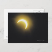 Carte Postale Éclipse solaire (Devant / Derrière)