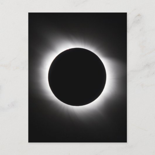Carte Postale éclipse solaire (Devant)