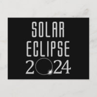 Carte postale Eclipse Solaire 2024