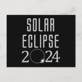 Carte postale Eclipse Solaire 2024 (Devant)