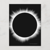 Carte Postale Éclipse solaire avec Corona (Devant)