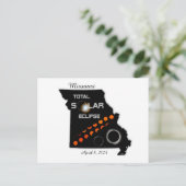 Carte Postale Éclipse solaire du Missouri (Debout devant)