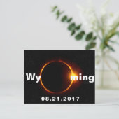 Carte Postale Éclipse solaire du Wyoming (Debout devant)