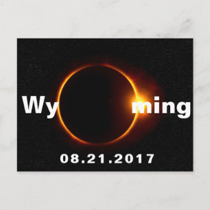 Carte Postale Éclipse solaire du Wyoming