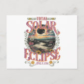 Carte Postale Éclipse solaire super totale 8 avril 2024 Astronom (Devant)