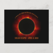 Carte Postale Éclipse solaire totale (Devant)