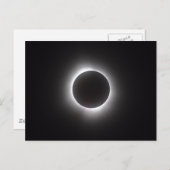 Carte Postale Éclipse solaire totale (Devant / Derrière)
