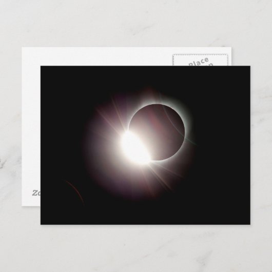 Carte Postale Éclipse solaire totale 2017 (Devant / Derrière)