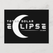 CARTE POSTALE ÉCLIPSE SOLAIRE TOTALE 2024 (Devant)