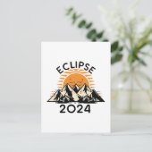 Carte Postale Éclipse solaire totale 2024 (Debout devant)