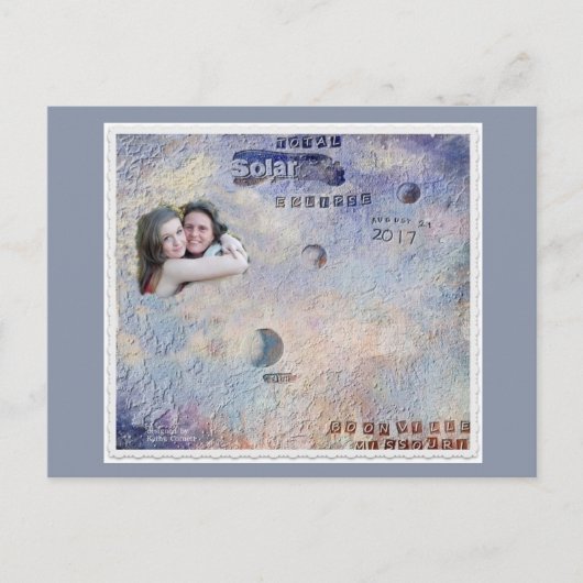 Carte Postale Éclipse solaire totale 21 août 2017 Boonville (Devant)