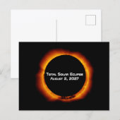 Carte Postale Éclipse solaire totale du siècle 2027 (Devant / Derrière)