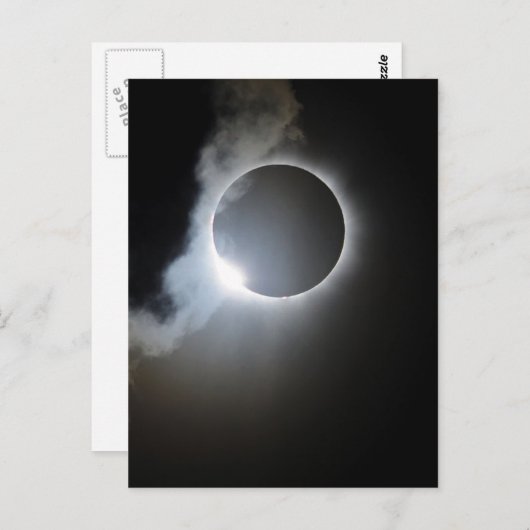Carte Postale Éclipse totale (Devant / Derrière)