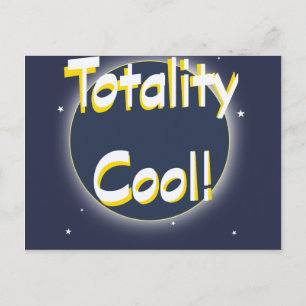 Carte Postale Eclipse Totality Cool !