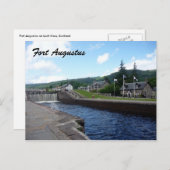 Carte Postale écluse de Fort Augustus (Devant / Derrière)