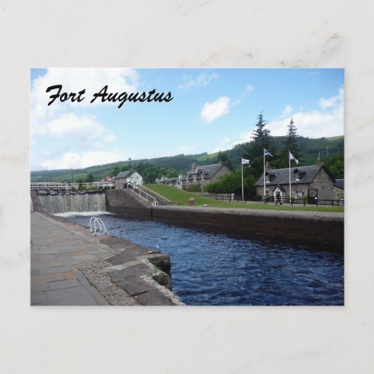 Carte Postale écluse de Fort Augustus (Devant)