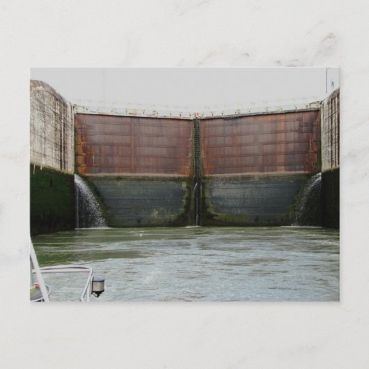 Carte Postale Écluses de Miraflores, canal de Panama (Devant)