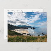 Carte Postale Ecola State Beach, OU (Devant / Derrière)