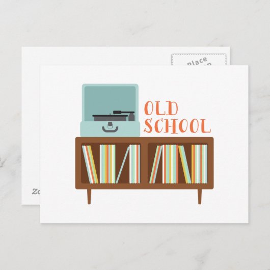 Carte Postale École ancienne (Devant / Derrière)