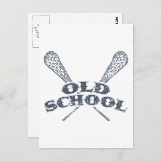 Carte Postale École ancienne (Devant / Derrière)
