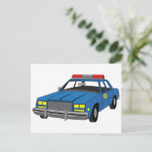 Carte Postale école d'application de la loi grad police voiture (Debout devant)