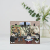 Carte Postale École d'art Kitty (Debout devant)